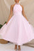 Damen Maxikleid Fließender Rock Stilvoll 2