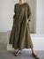 Damen Maxikleid mit Seitentaschen und lockerer Passform 12