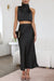 Damen Maxirock Set Modernes Design 6