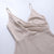 Damen Midi-Kleid Hoher Split Baumwolle für Abendkleider und Sommerkleider 5