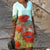 Damen Midi Kleid Blumenmuster Bequem Atmungsaktiv 5