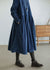 Damen Midi Kleid Langarm Corduroy 2