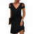Damen Midikleid V-Ausschnitt Modernes Design 0