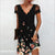Damen Midikleid V-Ausschnitt Modernes Design 2