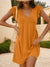 Damen Mini Kleid V-Ausschnitt Rüschenshulter 12