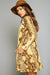 Damen Mini Kleid mit Tierdruck und Taschen 2