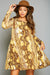 Damen Mini Kleid mit Tierdruck und Taschen 4