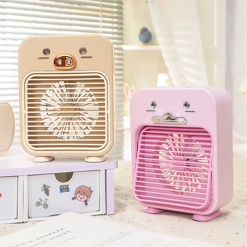 Damen Mini Tischventilator USB-Anschluss Flexibles Design mit Tiermotiv 4