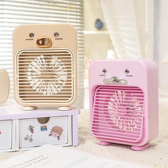 Damen Mini Tischventilator USB-Anschluss Flexibles Design mit Tiermotiv 4