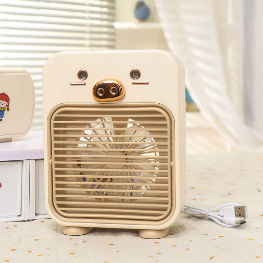Damen Mini Tischventilator USB-Anschluss Flexibles Design mit Tiermotiv 7