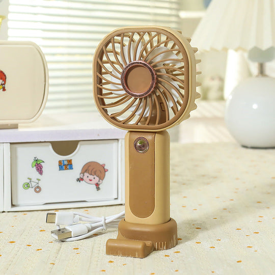 Damen Mini Ventilator USB Tragbar Mit Flexiblem Neigungswinkel 0