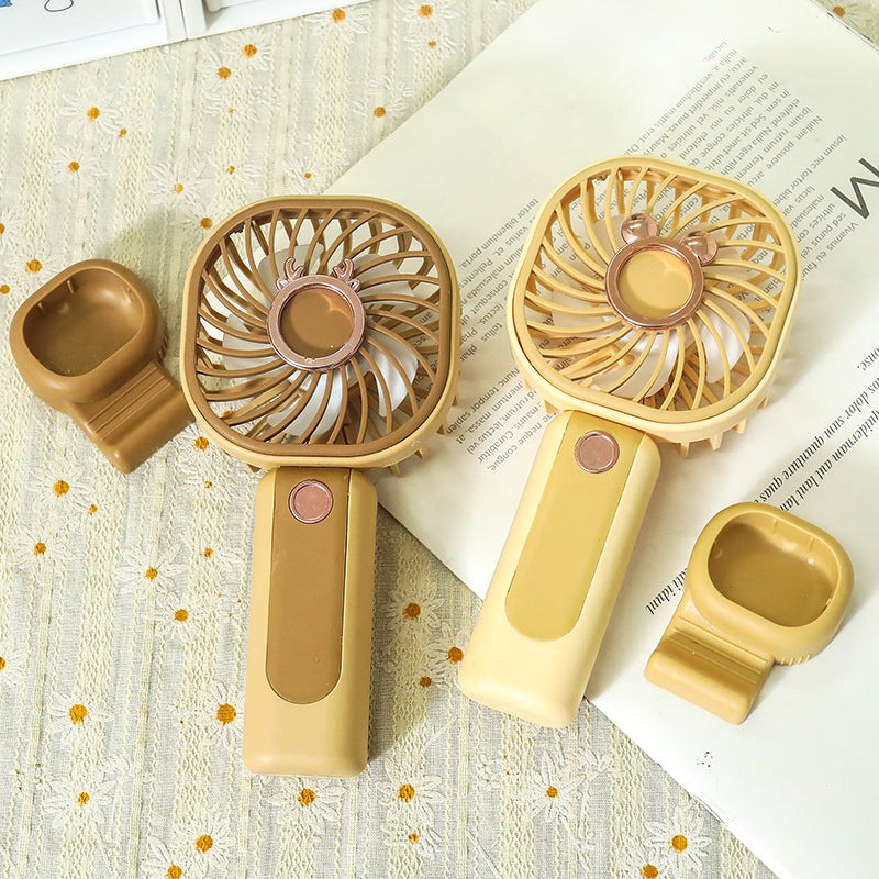 Damen Mini Ventilator USB Tragbar Mit Flexiblem Neigungswinkel 4