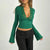 Damen Oberteil Elegant Spitzendesign Baumwolle Chic 1