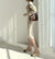 Damen Oberteil und Rockset Strickdesign 7