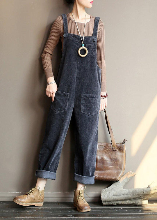 Damen Overall im College-Stil mit weitem Schnitt 1