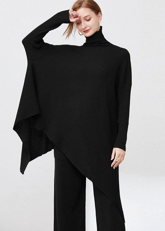 Damen Oversized Pullover mit asymmetrischem Design 0