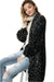 Damen Oversized Strickcardigan mit Taschen in Melange-Optik 0