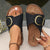 Damen Pantoletten Kork mit Schnallenriemen und strapazierfähiger Sohle für Sommer 3