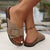 Damen Pantoletten Kork mit Schnallenriemen und strapazierfähiger Sohle für Sommer 6