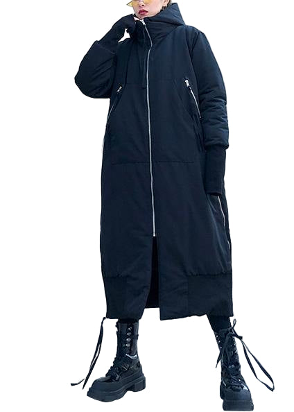 Damen Parka Winter Übergröße mit Kapuze, Modischer Winterjacke Damen Parka für kalte Tage 0