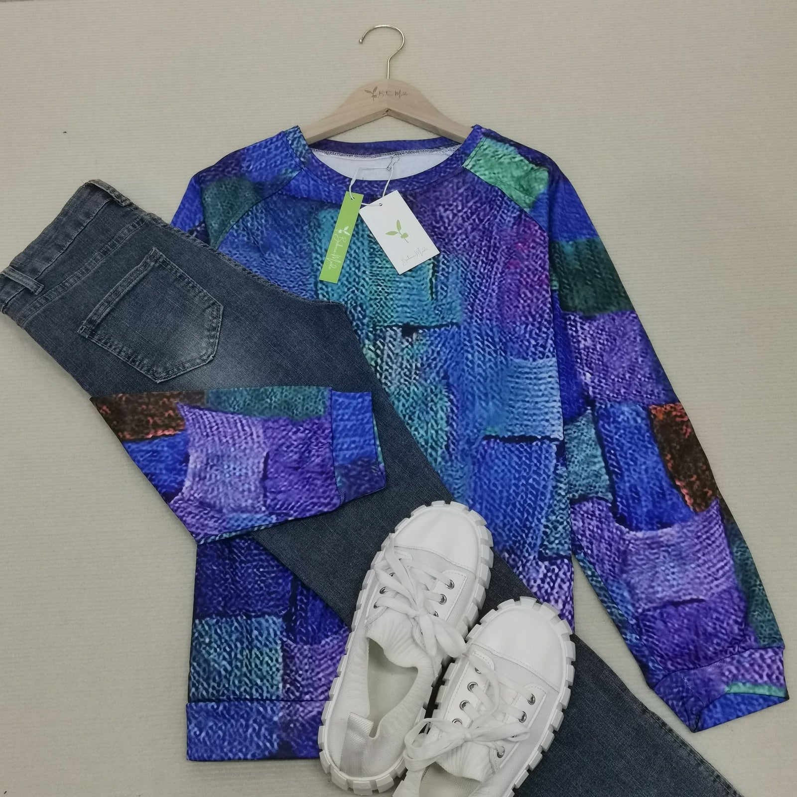 Damen Pullover Lässiger Stil Weicher Stoff 7