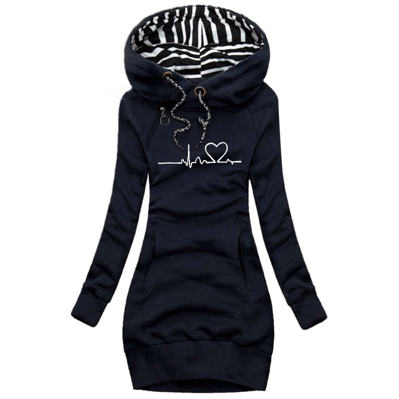 Damen Pullover Lillian Herzschlag Winter Stil 3