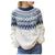 Damen Pullover Rundhals Farbblock Strickpullover 4