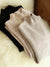 Damen Pullover Turtleneck Strick Langarm Warm 0