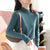 Damen Pullover Turtleneck Strick Langarm Warm 12