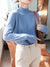 Damen Pullover Turtleneck Strick Langarm Warm 5
