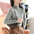 Damen Pullover Turtleneck Strick Langarm Warm 6