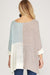 Damen Pullover mit Farbblockdesign aus Strick in Grau und Himmelblau 2