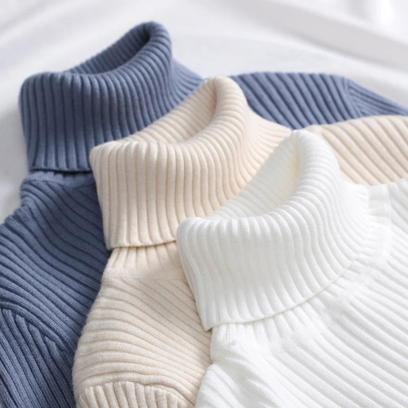 Damen Pullover mit Rollkragen Strick Cashmere für Herbst und Winter 0