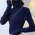 Damen Pullover mit Rollkragen Strick Cashmere für Herbst und Winter 9