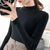 Damen Pullover mit Stehkragen Vintage Strick Basic 12