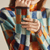 Damen Pullover mit Stehkragen und Patchwork-Design 2