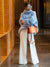 Damen Pullover mit langen Ärmeln und flauschigem Design 5