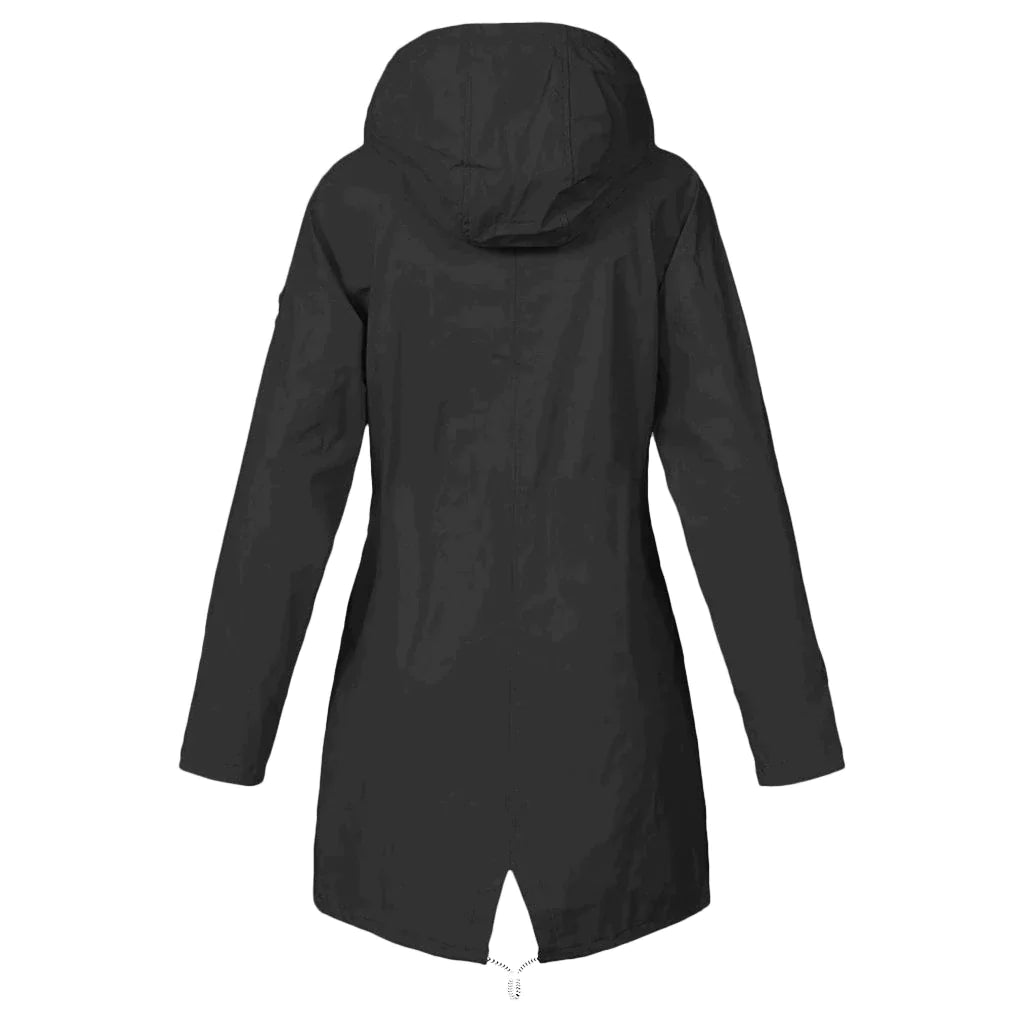 Damen Regenjacke ELSA mit verstellbarer Kapuze 1