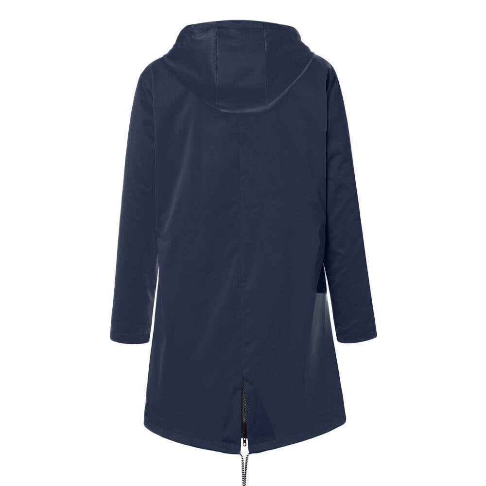 Damen Regenjacke ELSA mit verstellbarer Kapuze 5