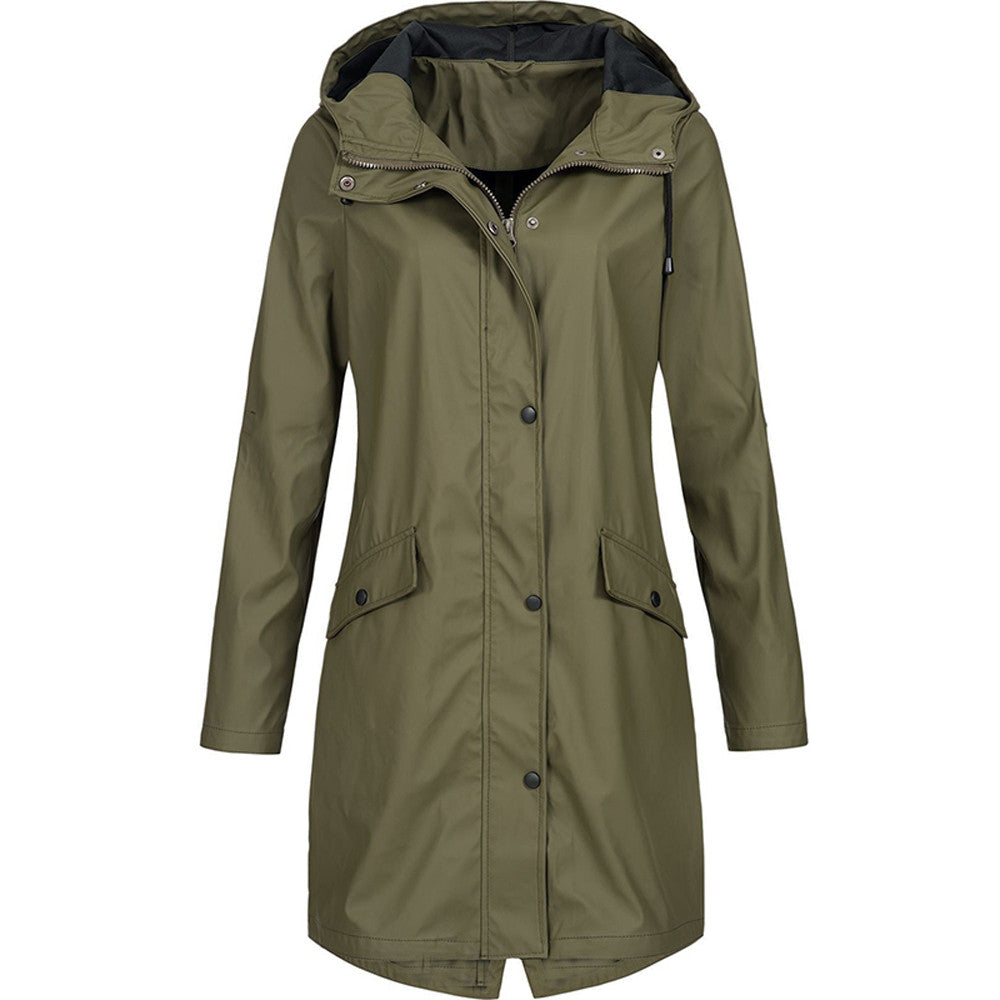Damen Regenjacke Stilvoll und Vielseitig 3