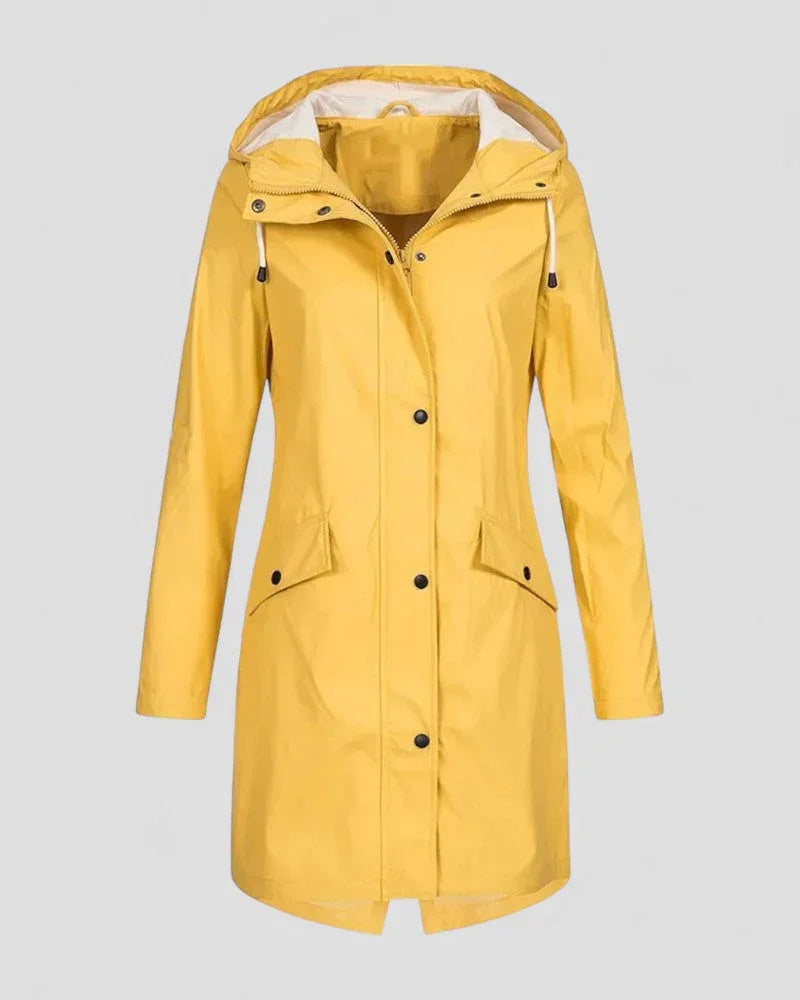 Damen Regenjacke Wasserdicht mit Kapuze für Alle Wetterlagen 3