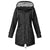 Damen Regenjacke mit verstellbarem Bund und praktischen Taschen 0