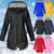 Damen Regenjacke mit verstellbarem Bund und praktischen Taschen 7