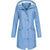 Damen Regenmantel Lange Regenjacke Wasserabweisend Synthetische Fasern 2