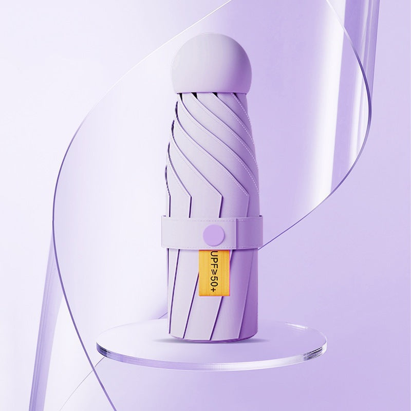 Damen Regenschirm Kompakt mit UV-Schutz und Modernem Design 3
