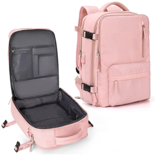 Damen Reiserucksack Mit USB-Anschluss Und Diebstahlschutz Für Reisen Und Alltag 11