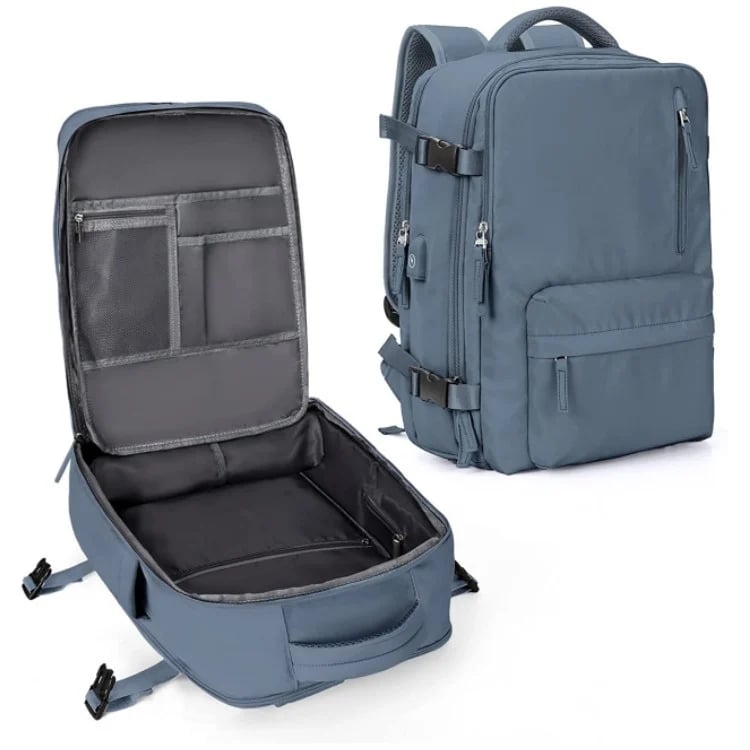 Damen Reiserucksack Mit USB-Anschluss Und Diebstahlschutz Für Reisen Und Alltag 12
