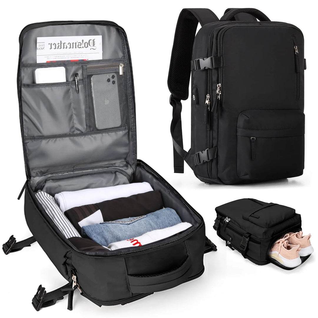 Damen Reiserucksack Mit USB-Anschluss Und Diebstahlschutz Für Reisen Und Alltag 7