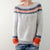 Damen Retro-Pullover Klassischer Stil Strickmaterial 3