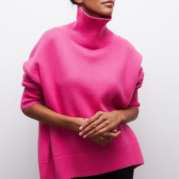 Damen Rollkragenpullover Lässiger Stil für den Winter 1